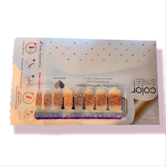 Colorstreet Glitter Top Coat 16 strips - Picture 2 of 3